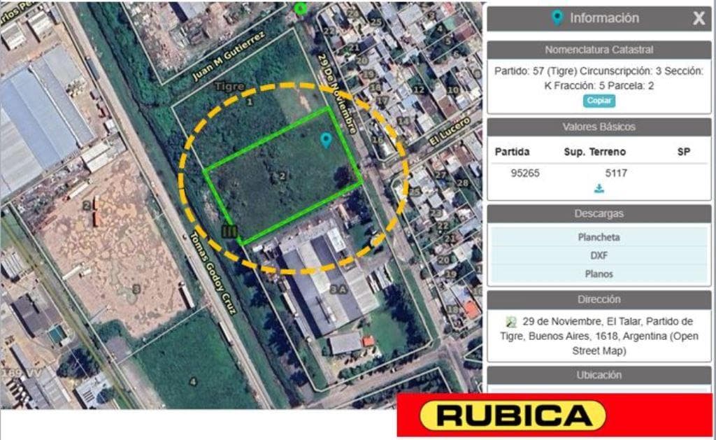 Terreno Industrial de 5117 m2 - El Talar - Tigre - 1