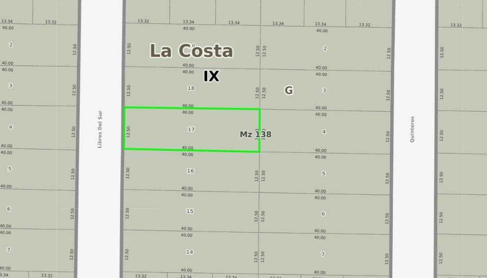 Terreno en Nueva Atlantis ( Mar de Ajo ) - 1