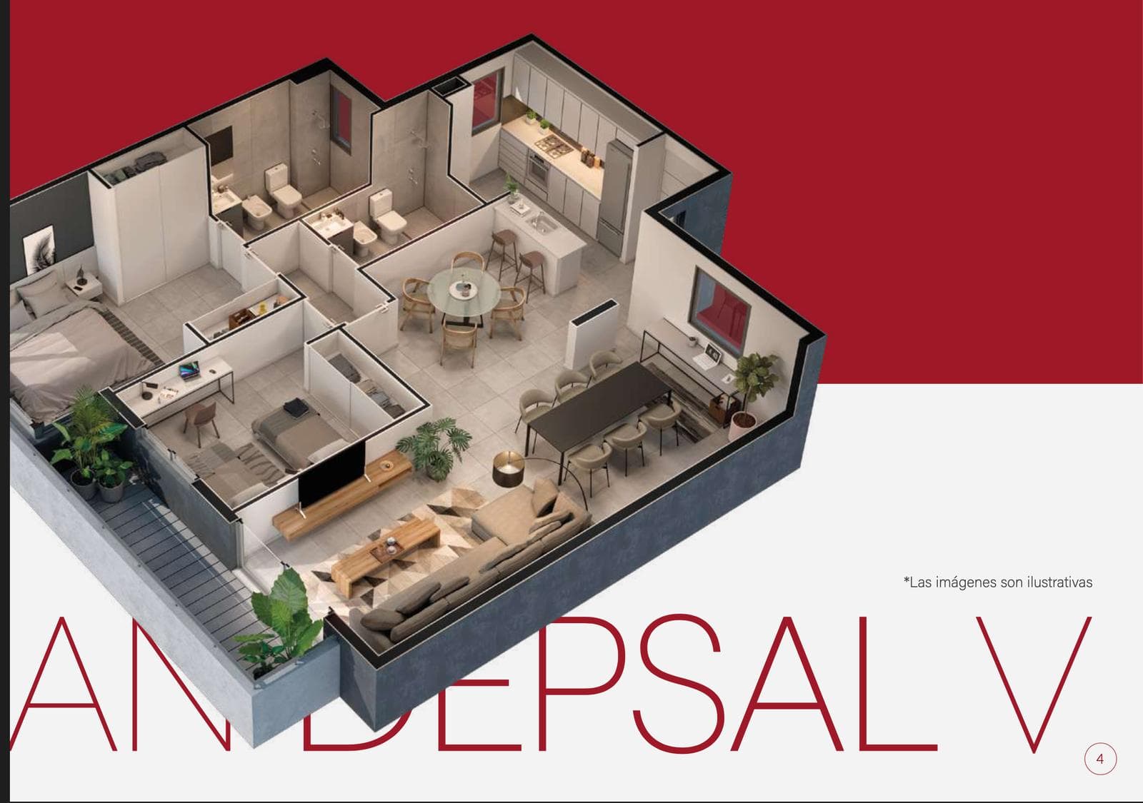 Departamento en Venta 1 dormitorio financiado a estrenar sobre cañada - 1