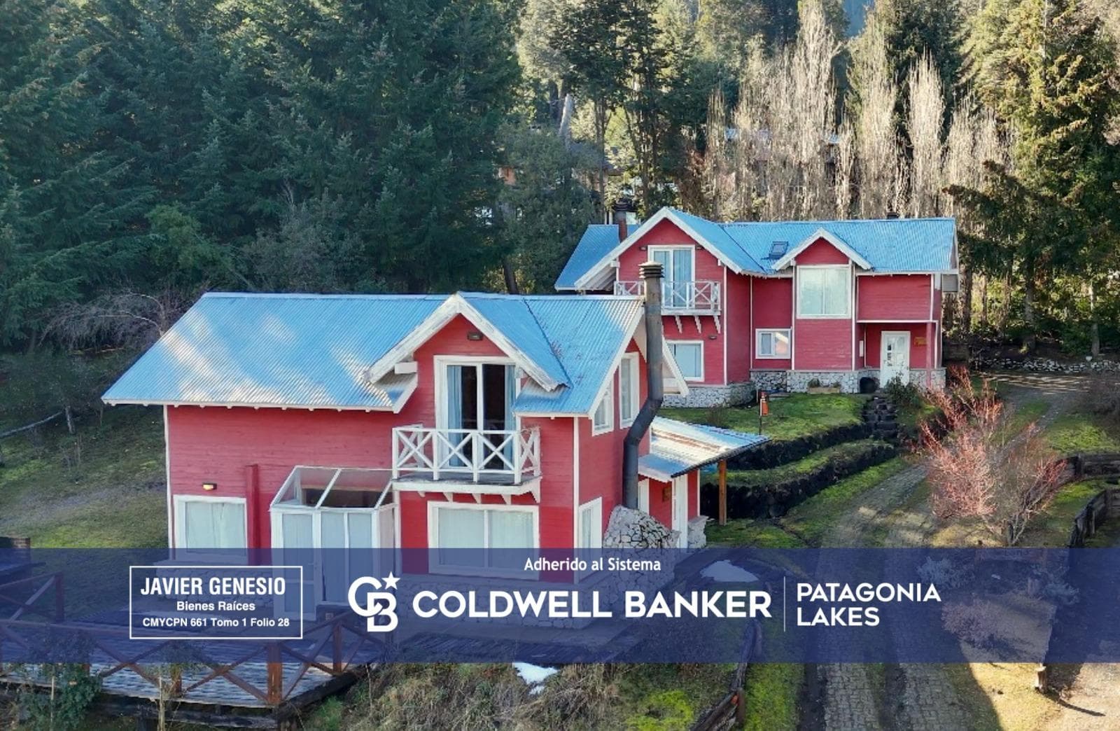 VENTA Complejo 6 cabañas independientes lote 3300m2 Manzano Villa la Angostura - 1