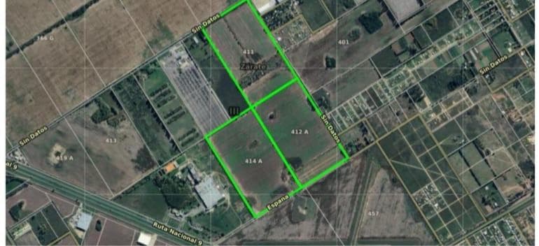 Campo de 100 Hectáreas en Zárate, subdividible en 33/33/33 - 1