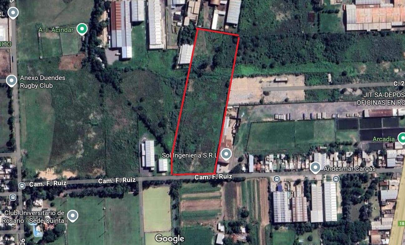 Alquiler Terreno industrial en Rosario - 1