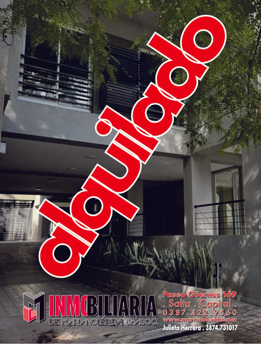 ALQUILO DEPARTAMENTO 1 DORMITORIO - 1