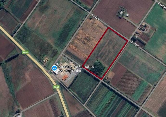 Campo a Metros de Ruta 1001 - 1