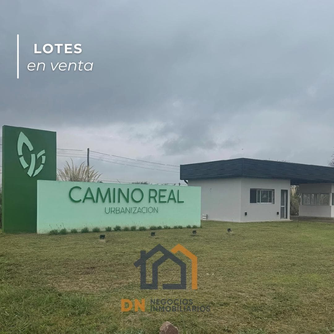 LOTE EN VENTA CAMINO REAL POSIBILIDAD DE FINANCIACION - 1