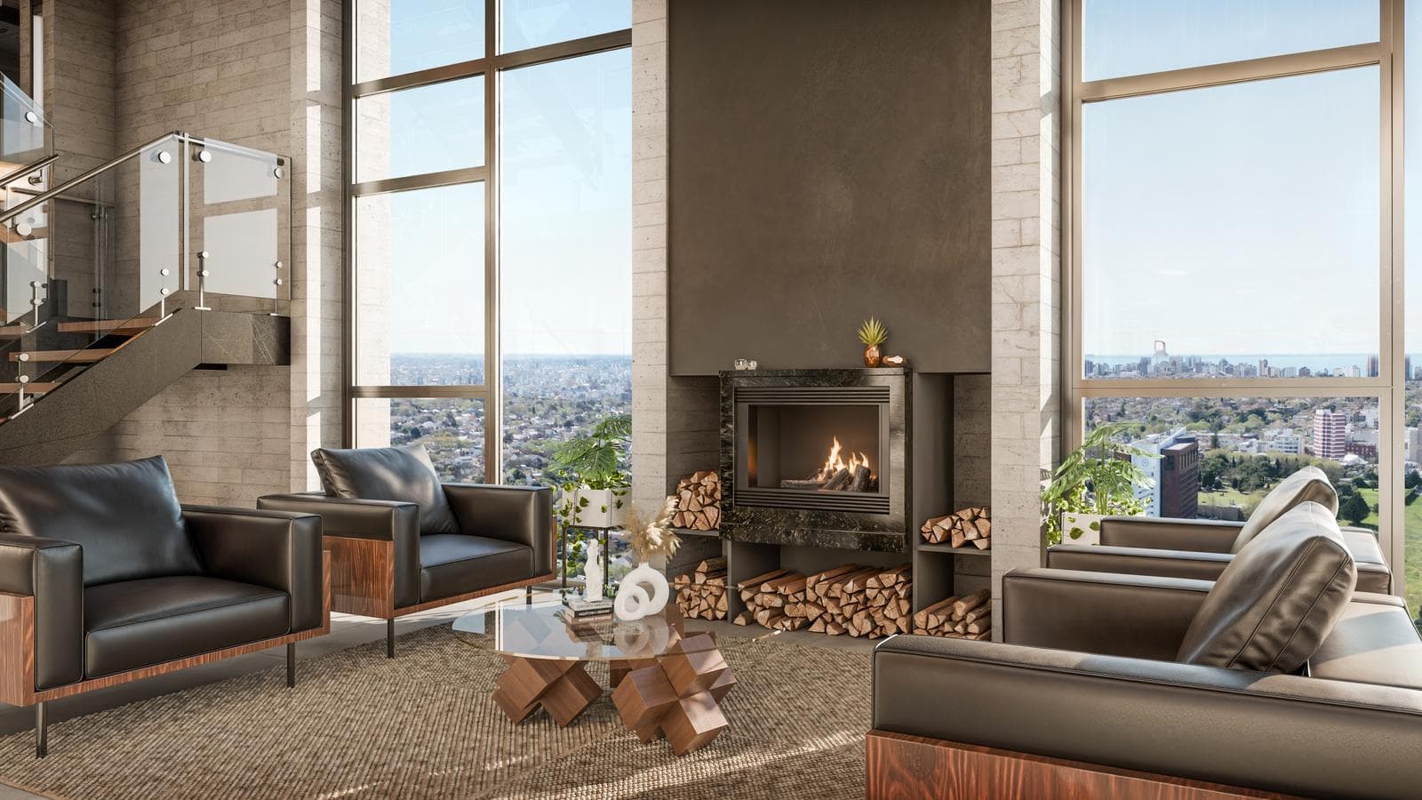 Semipiso en venta de 3 ambientes con vista al mar y al golf, zona playa grande - 1