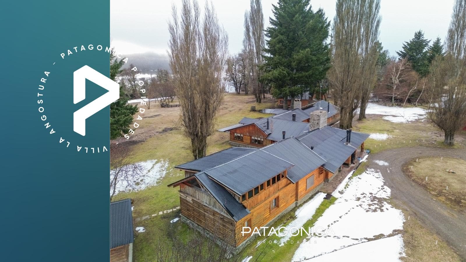 VENTA única hostería y 5 cabañas sobre Lago Falkner - 1