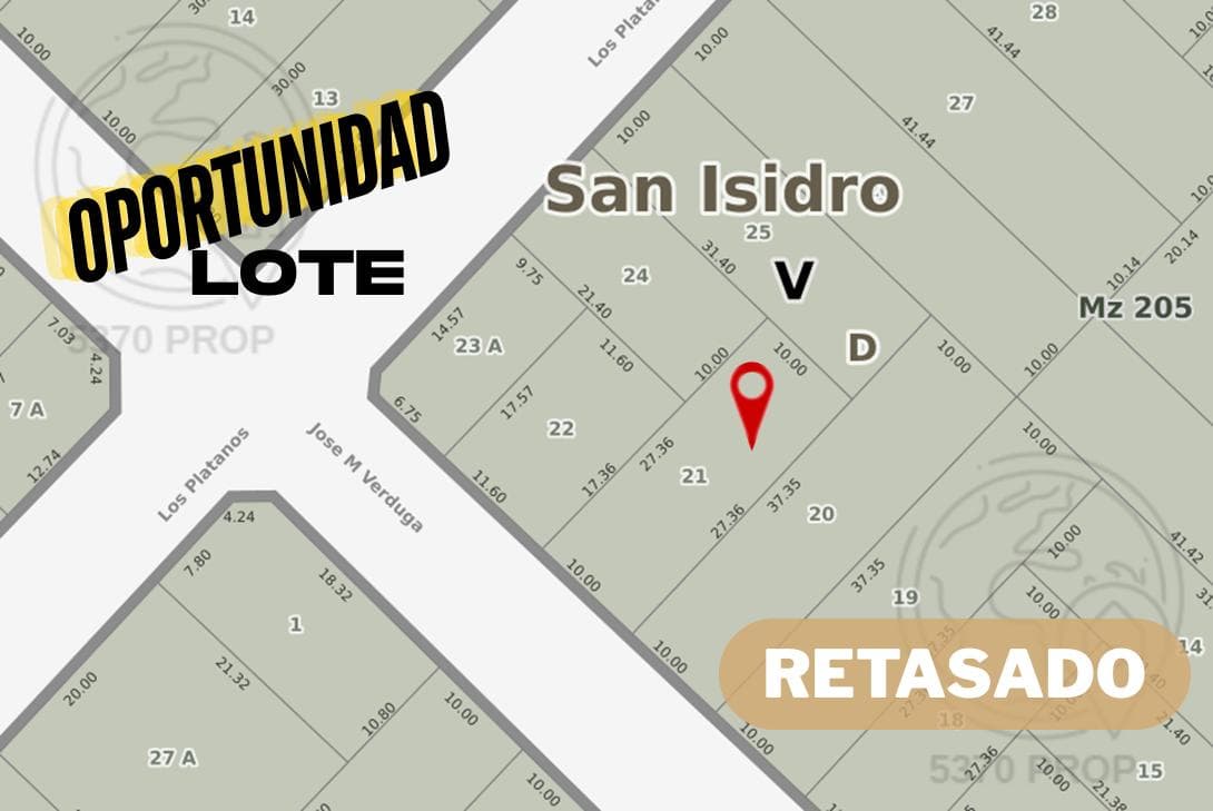 Terreno 300 m2 en Centro de Villa Adelina, San Isidro - 1