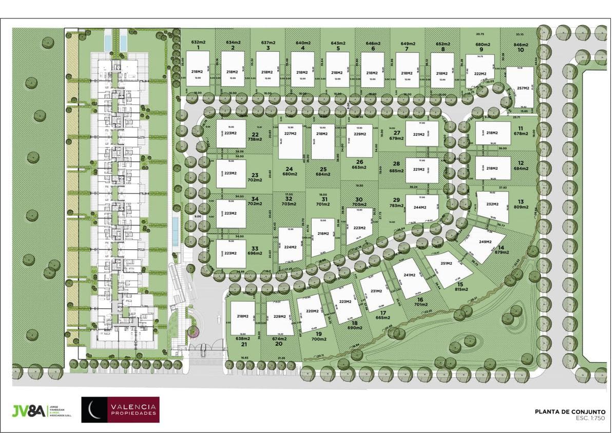 Lote en venta en excelente barrio cerrado " La Clementina" en la mejor zona del Jockey. San Isidro. - 1