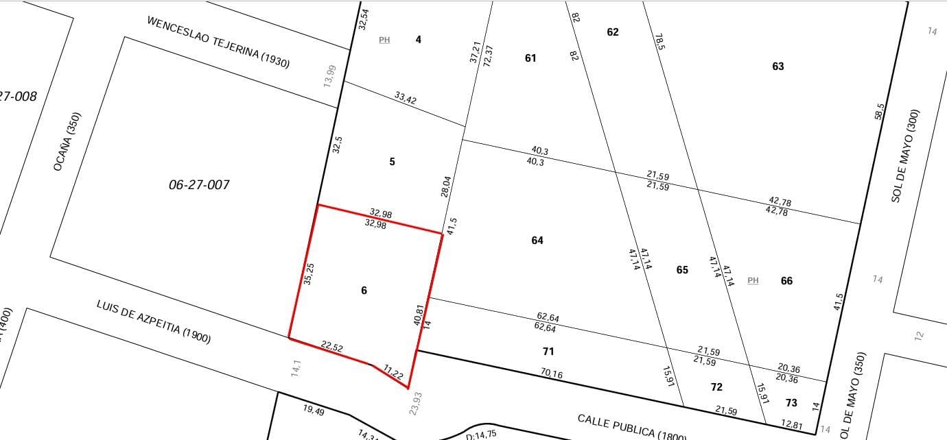 ALTO ALBERDI LOTE A 4 CUADRAS DEL SHOPPING NUEVOCENTRO - 1