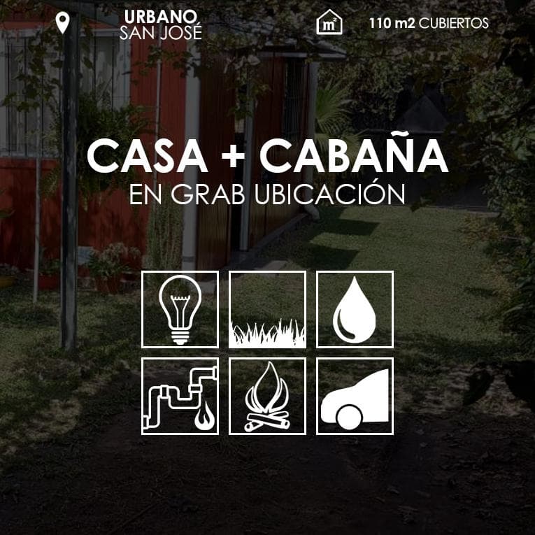 Casa + Cabaña en Villa San Jose - 1