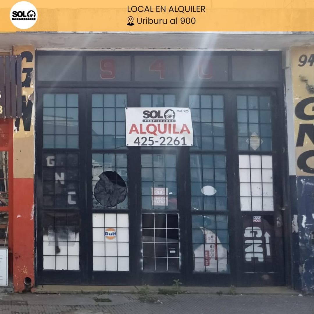 Local en Alquiler/ Uriburu al 900 - 1