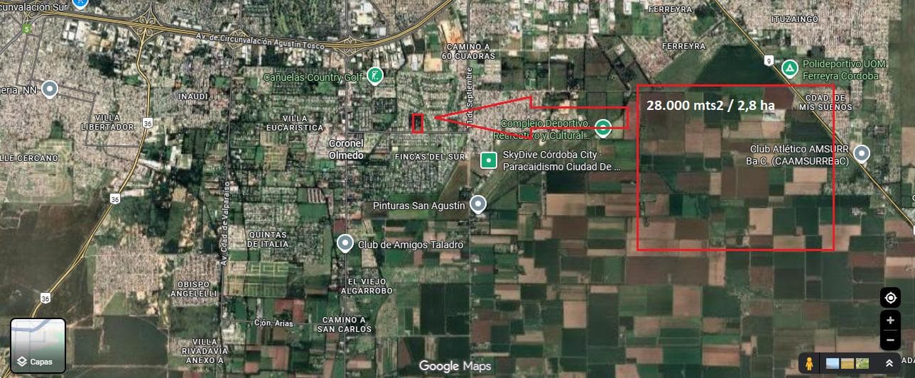 Terreno 28.000 M2 - Ideal B Cerrado - ZONA SUR - 1