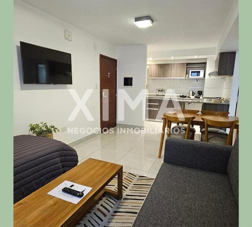 Depto 1 dormitorio amoblado en alquiler calle Pellegrini - 1