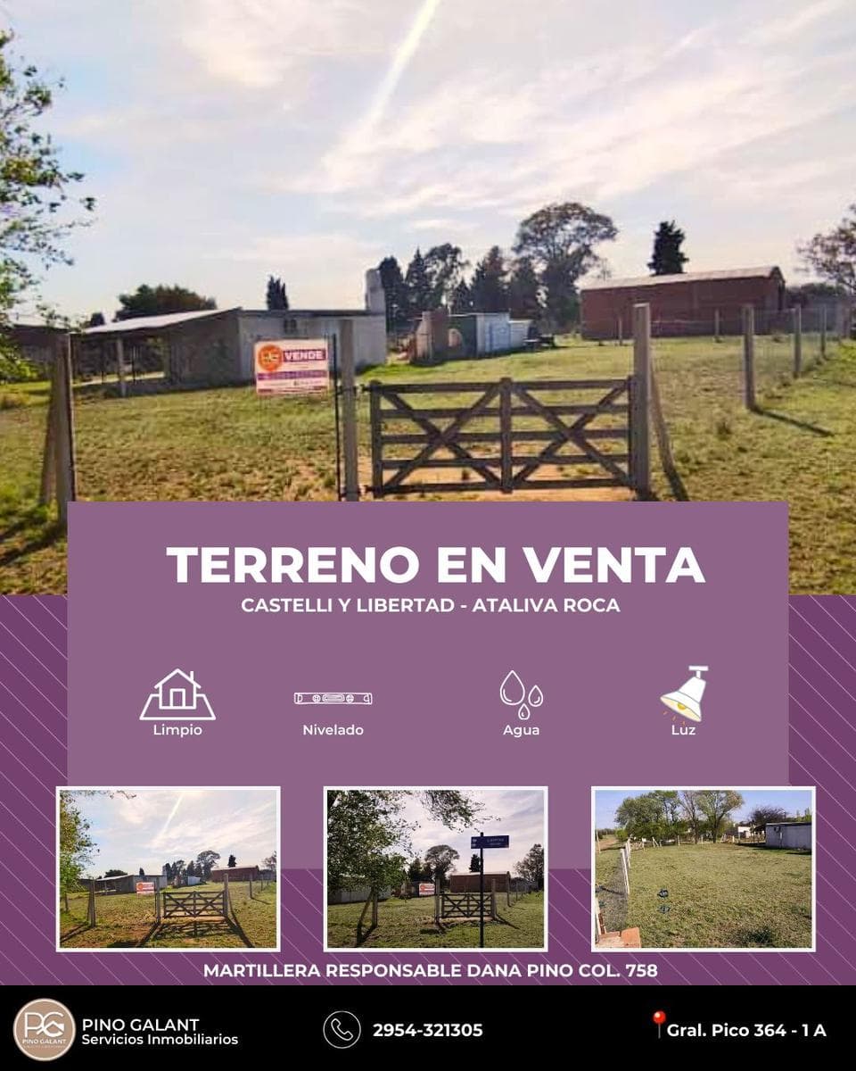 Terreno en Ataliva Roca - 1