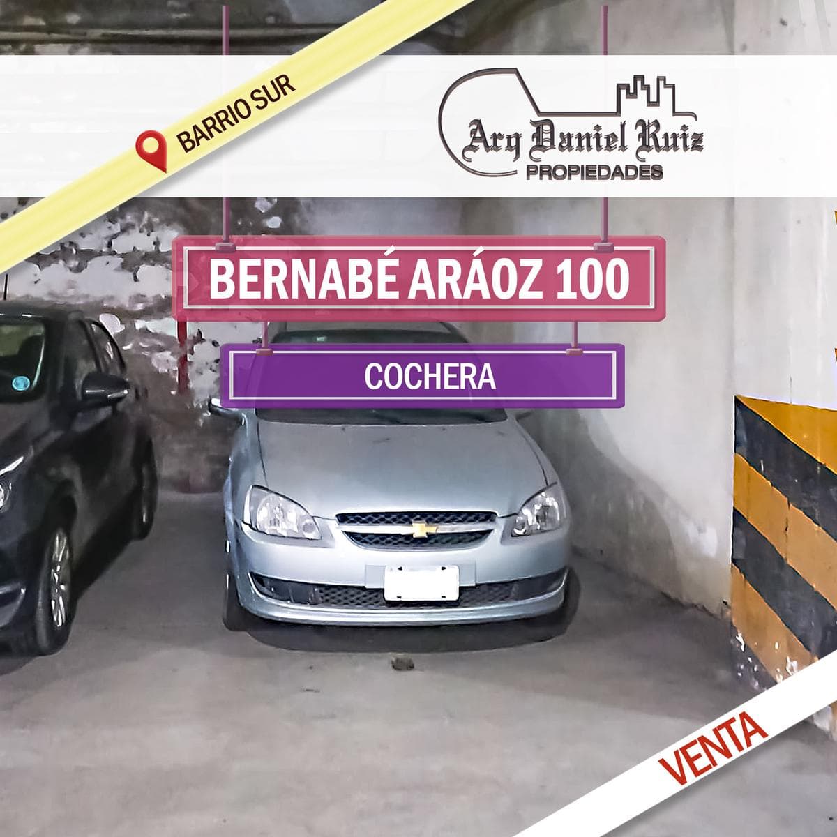 Amplia cochera en Bernabé Aráoz al 100 - 1