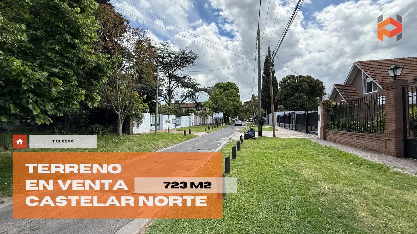 Terreno de 734m2 en CASTELAR NORTE (sobre Larralde en su parte angosta) - 1