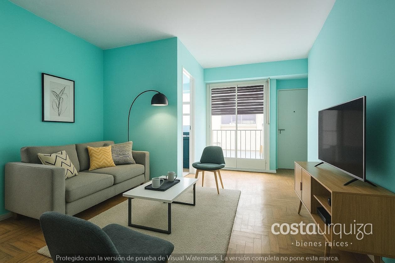 Departamento dos ambientes en Villa Martelli frente a la estación con parrilla en terraza común. - 1