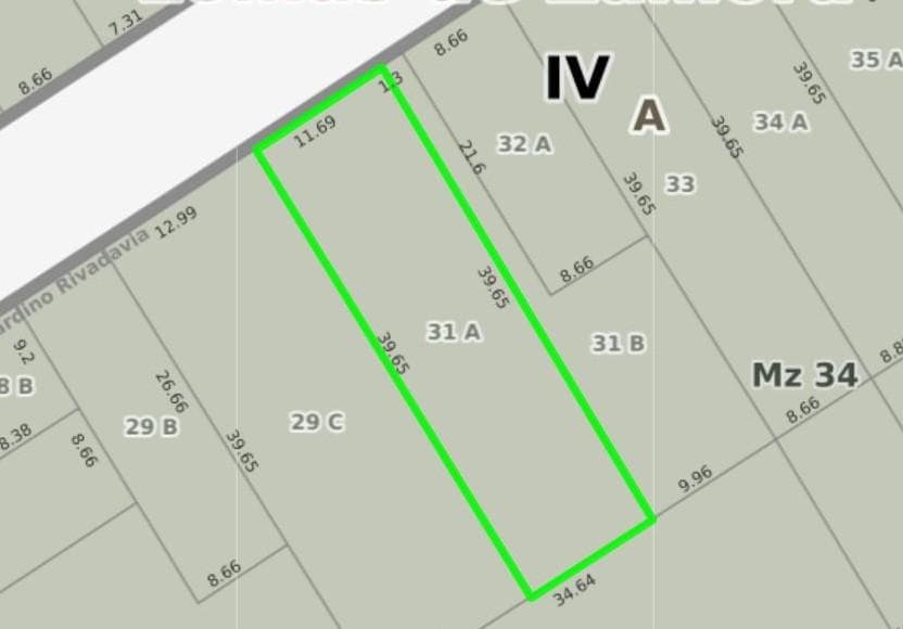 Terreno - Lote Propio 12X40 - Venta - Temperley - 1