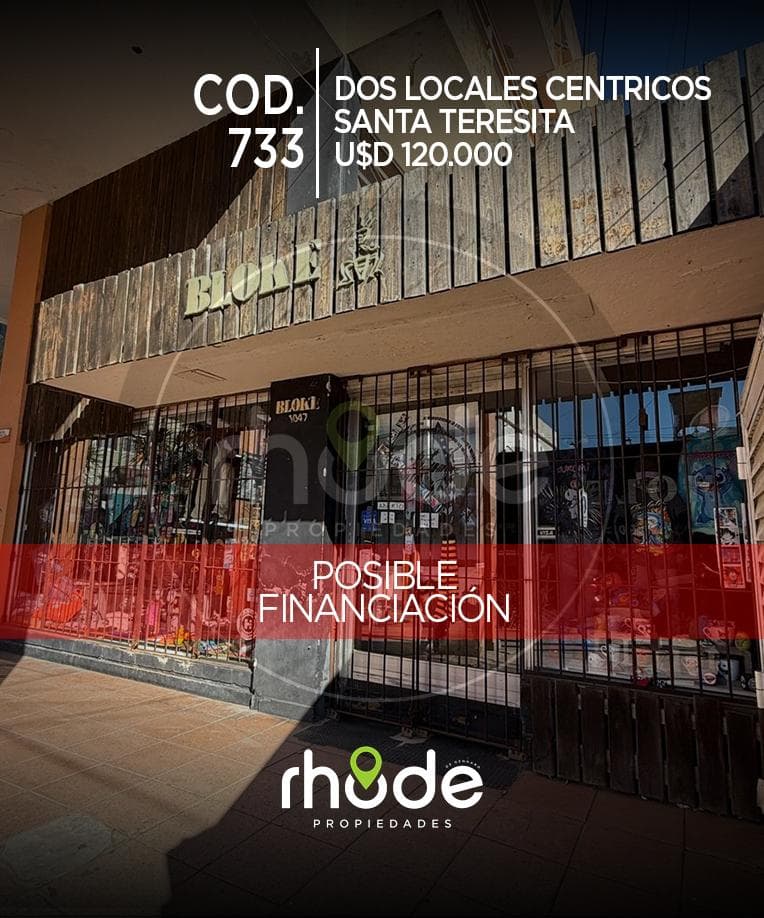 Calle 2 e/ 37 y 38 - Dos locales comerciales en Santa Teresita - 1
