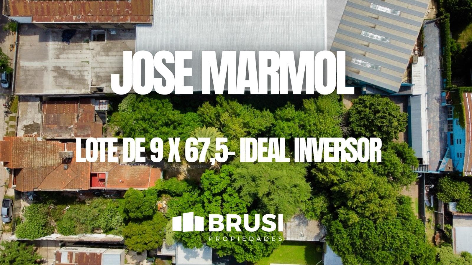 TERRENO EN VENTA EN JOSE MARMOL - IDEAL EMPRENDIMIENTO - 1