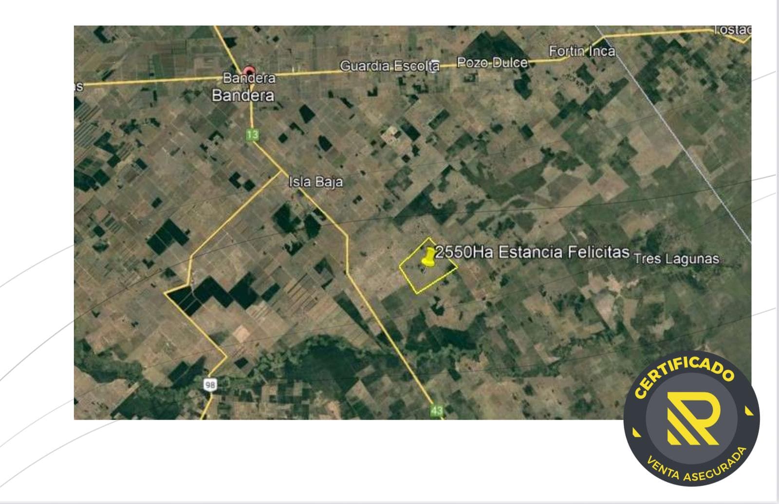 Campo en Bandera 2550Ha - 1