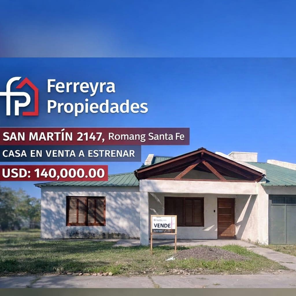 CASA A ESTRENAR EN VENTA - 1