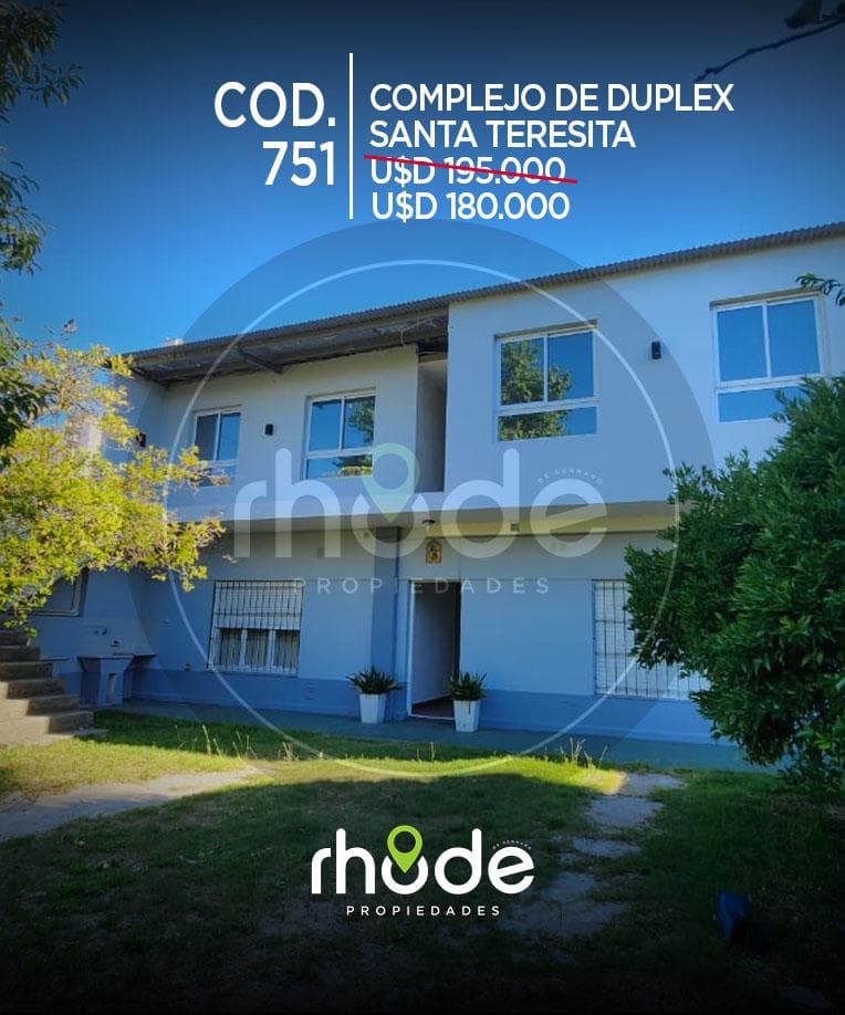 Complejo de duplex a metros del mar en Santa Teresita - 1