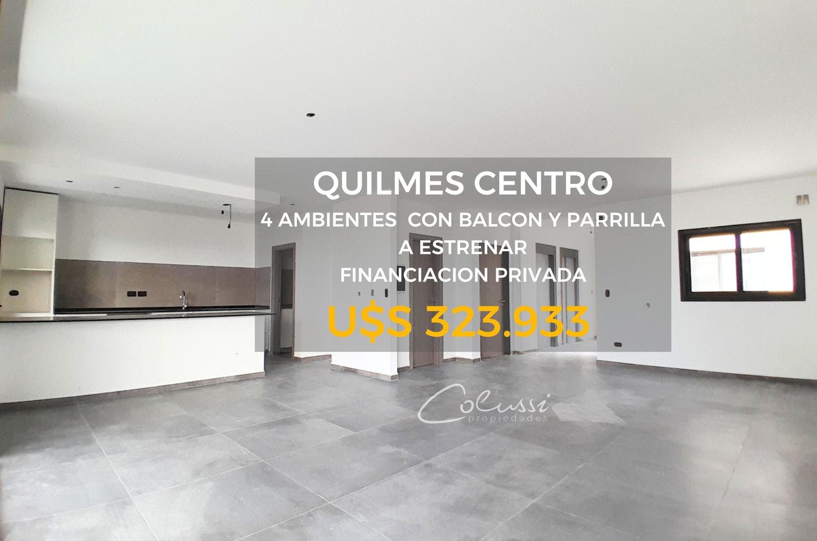Departamento en Quilmes Centro 4 AMB con Balcón Terraza y Parrilla - 1