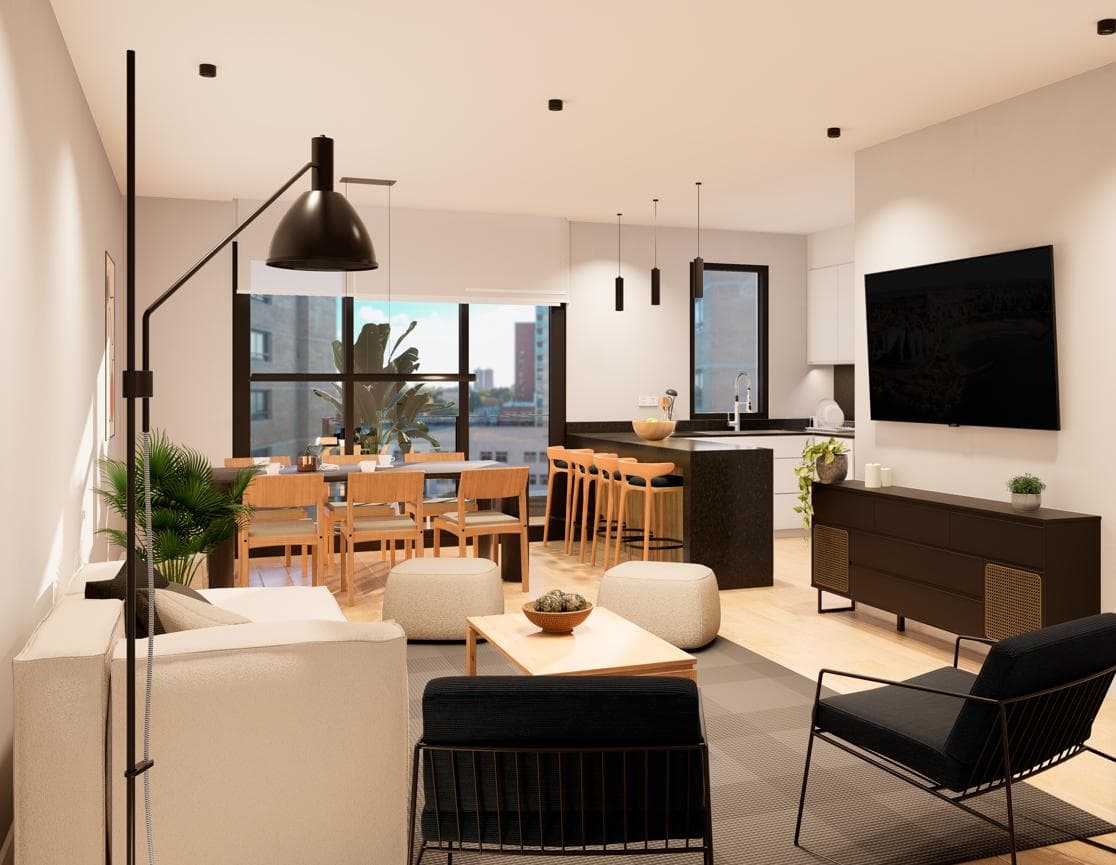 VENTA | Piso 3 Ambientes c/balcón - vista al mar - Alem - 1