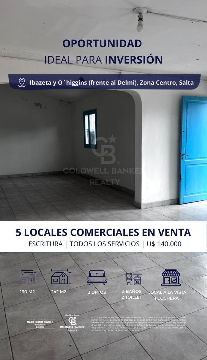 Locales Comerciales en Venta en Zona Delmi, Salta Capital - 1