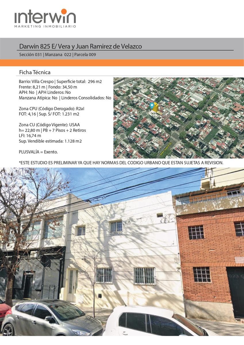 Terreno en Villa Crespo - 1