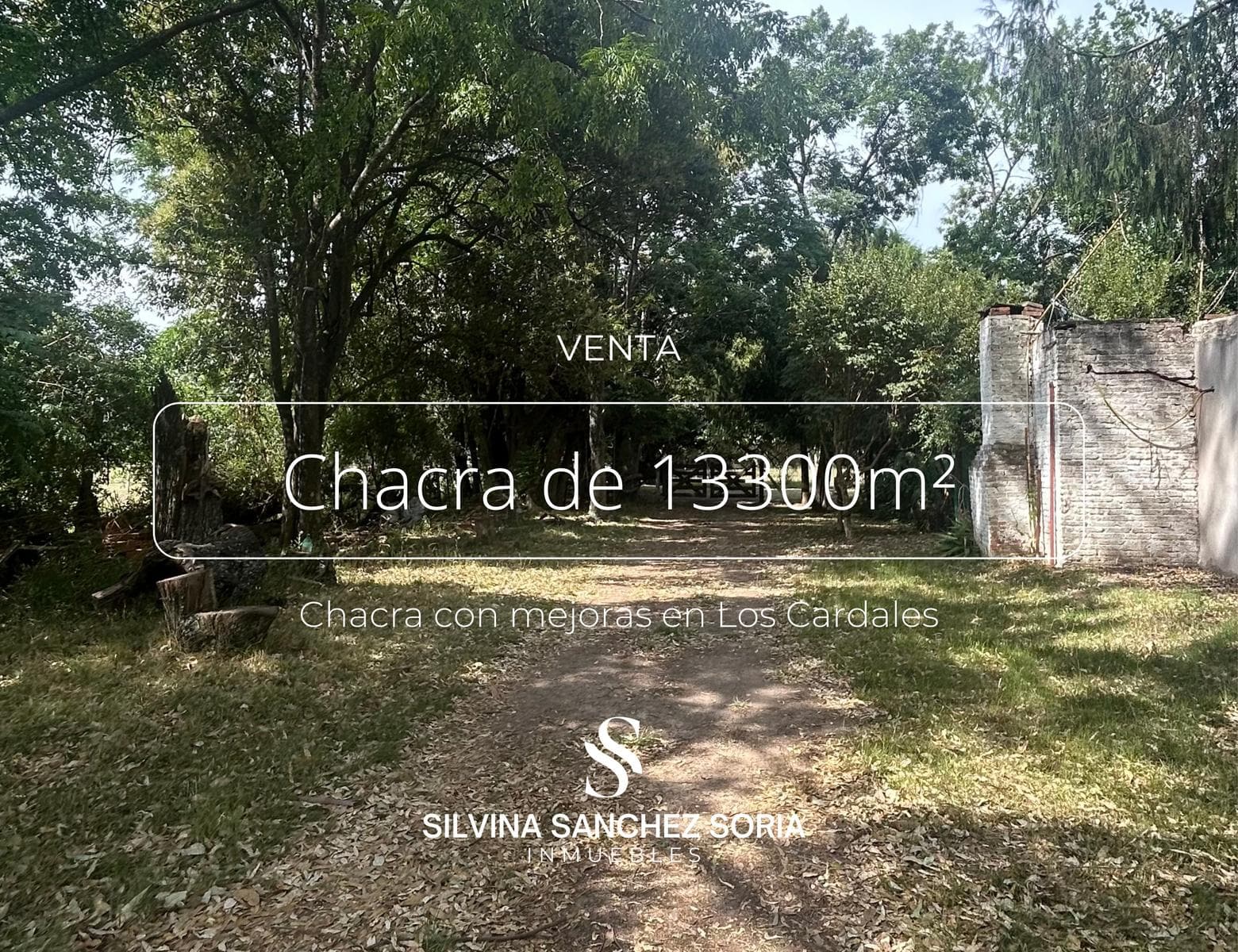 CHACRA DE 13300 M2 CON MEJORAS EN LOS CARDALES - 1