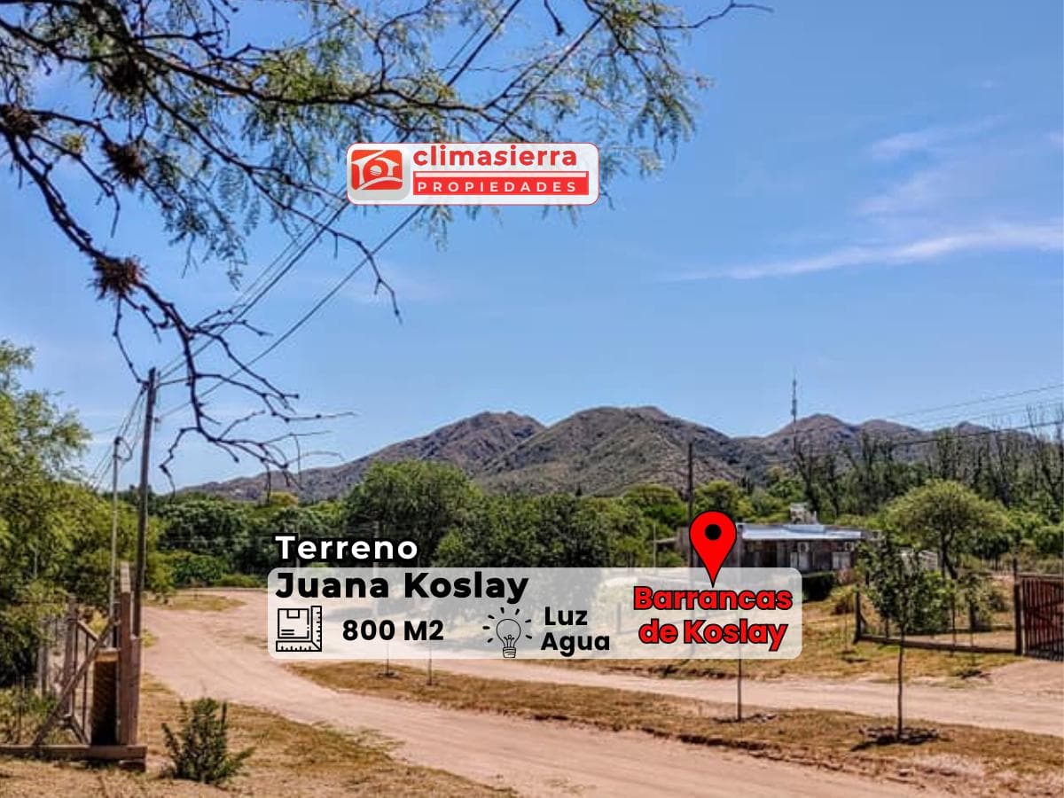 Terreno en Juana Koslay - 1