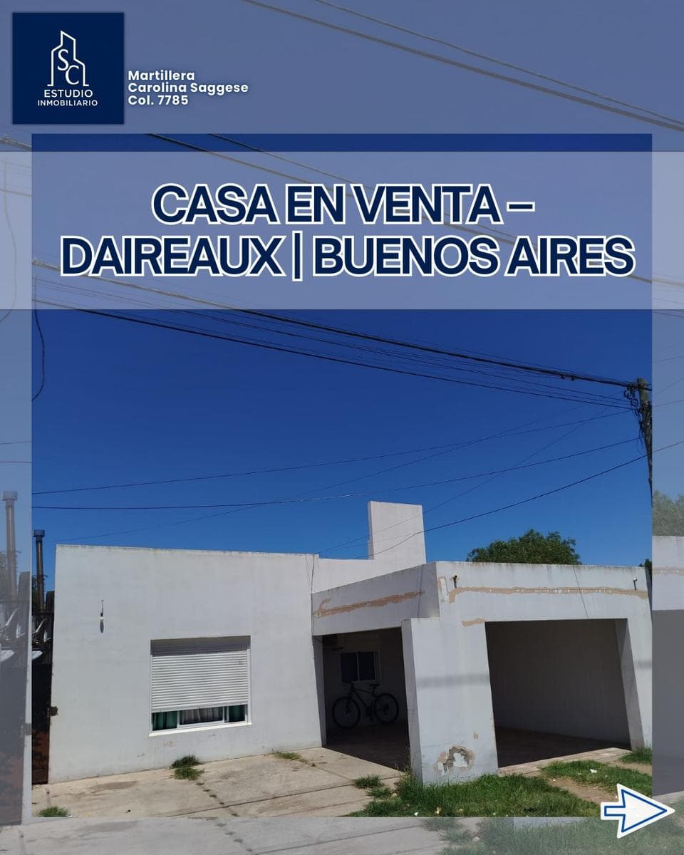 Casa - Juan Jose Paso - Daireaux - Buenos Aires - 1