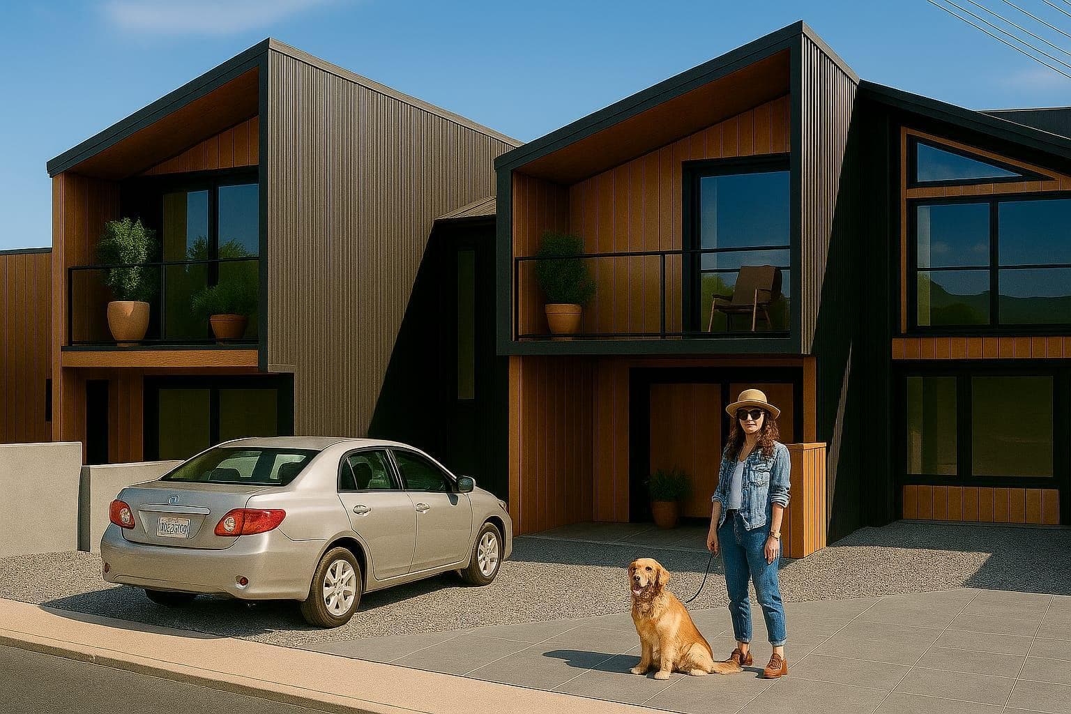 Dúplex en El Bolsón, a estrenar, 2 dormit, a 6 cuadras del centro. - 1