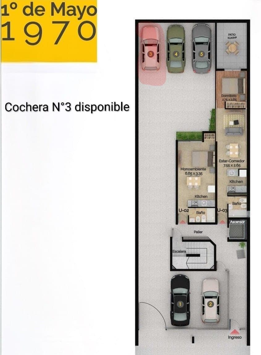 Cochera en República de la Sexta - 1