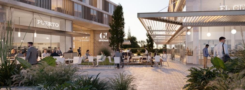 Oficina a la venta complejo Galinda en Funes - 1