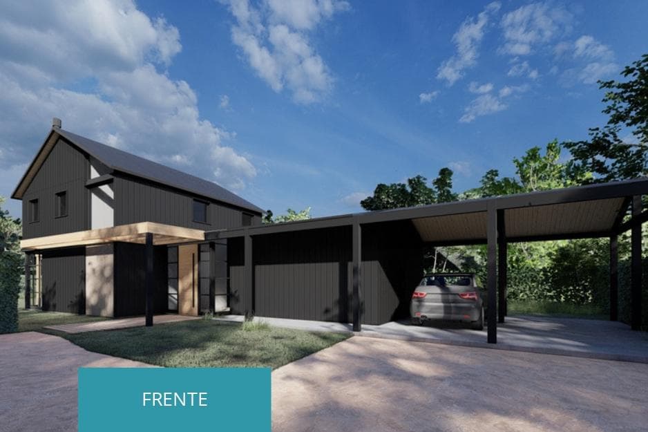 Casa a estrenar Puerto Manzano Río Bonito (Villa La Angostura) Ampliable - 1