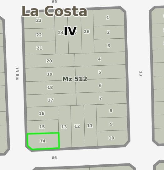 Terreno Baldío en Venta en Mar del Tuyú - 1