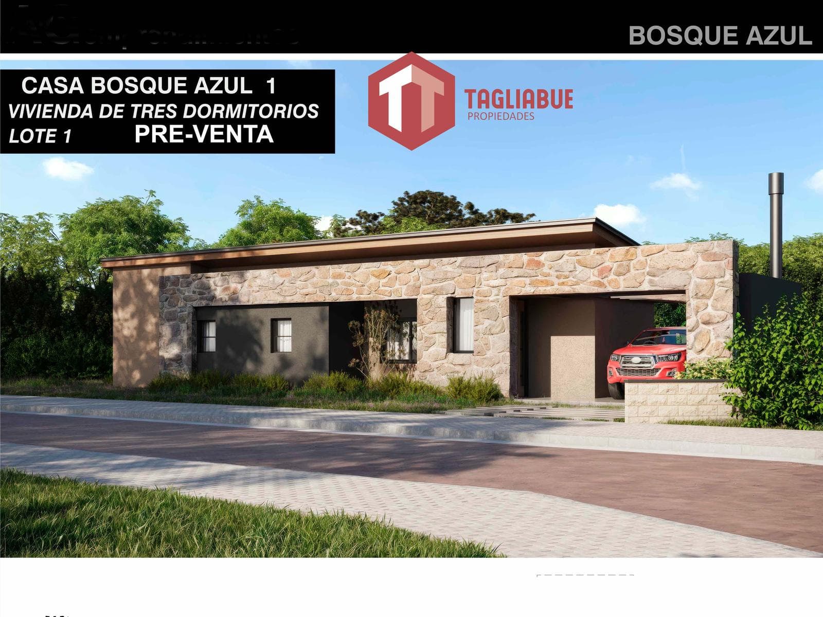 Casa de 3 Dormitorios en Merlo, San Luis - 1