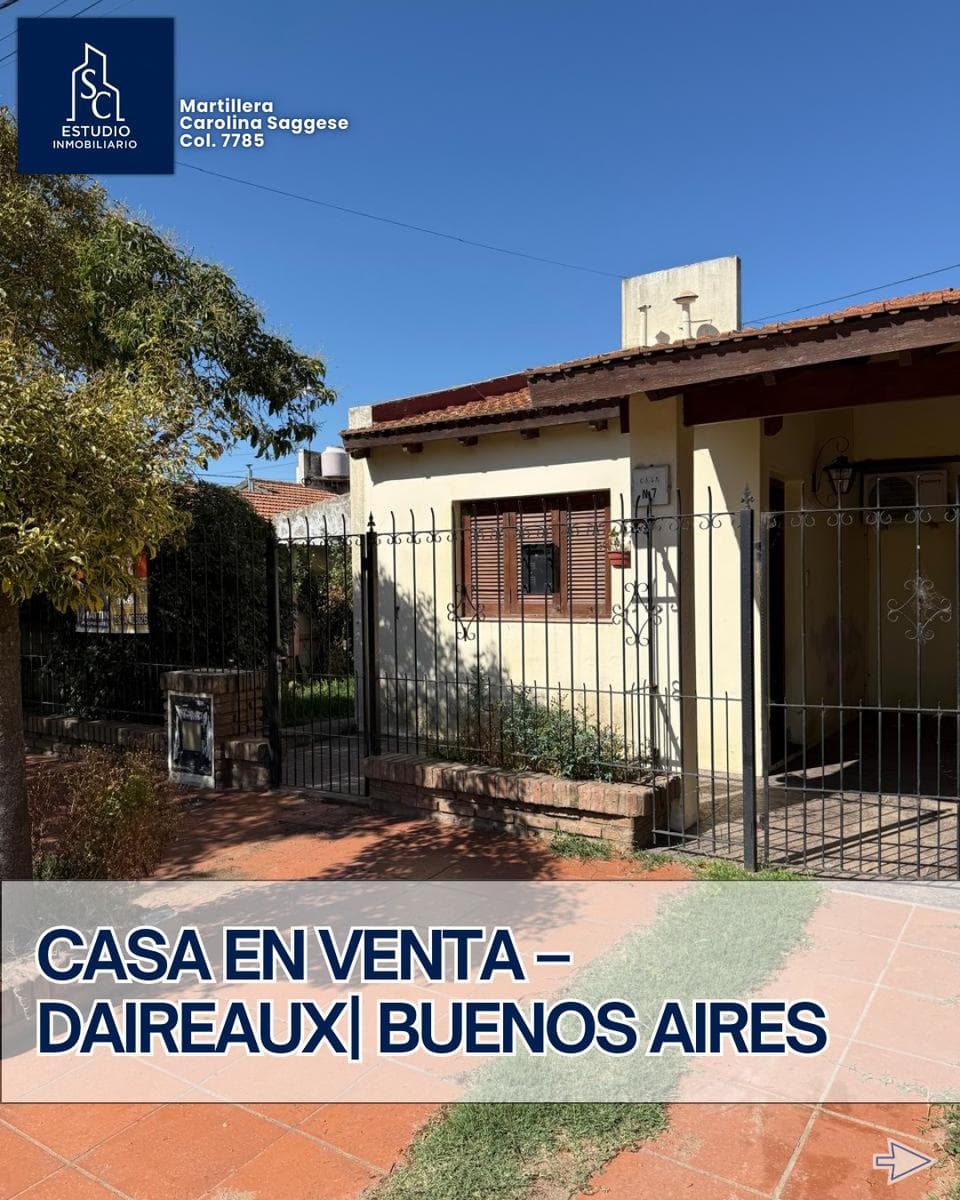 Casa en Daireaux - A.F. Poncela al 1200 - Daireaux - Pcia. Bs As - 1