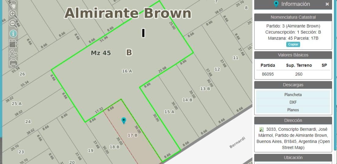 Terreno 1820 m² - 1