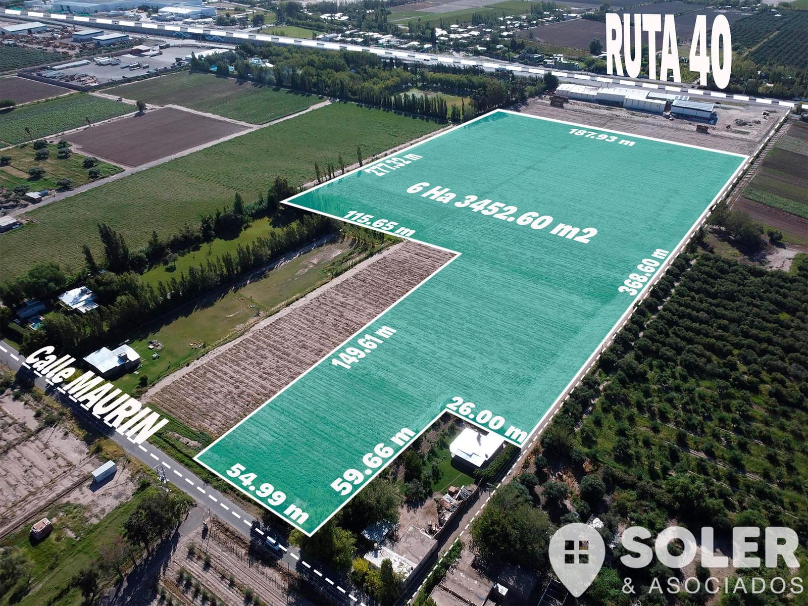 Terreno industrial en zona ruta 40 sur - 1