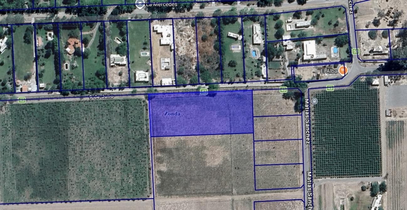 Terreno en Zonda - 1