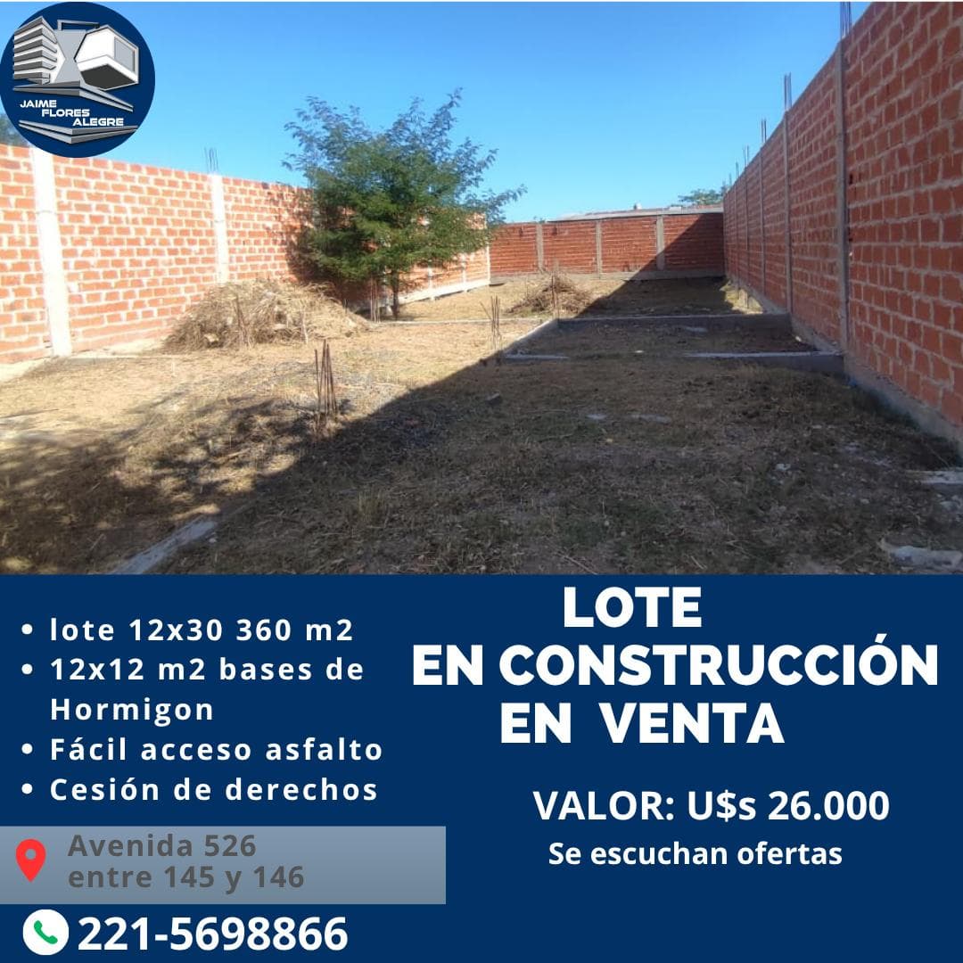 Terreno en Venta con Mejoras - 1