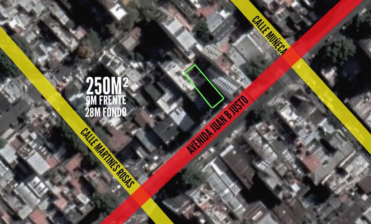 Terreno en venta - 250mts2 - Villa Crespo - 1