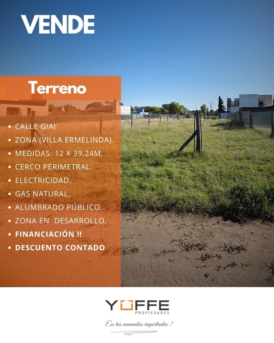 Terreno en Villa Ermelinda - 1