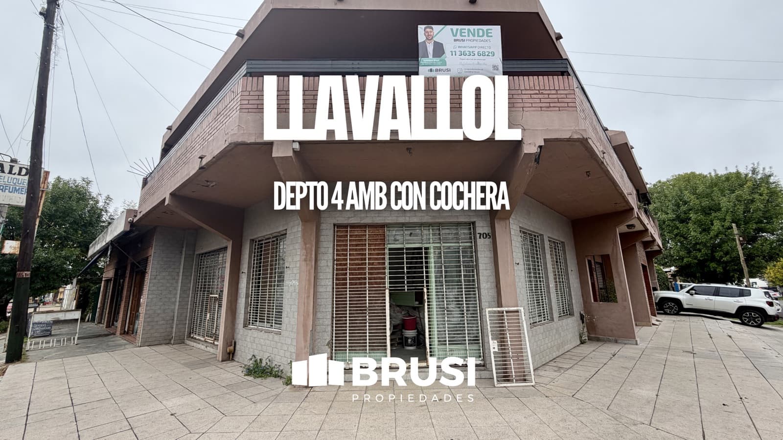 PISO 4 AMBIENTES EN VENTA EN LLAVALLOL CON COCHERA Y QUINCHO - 1
