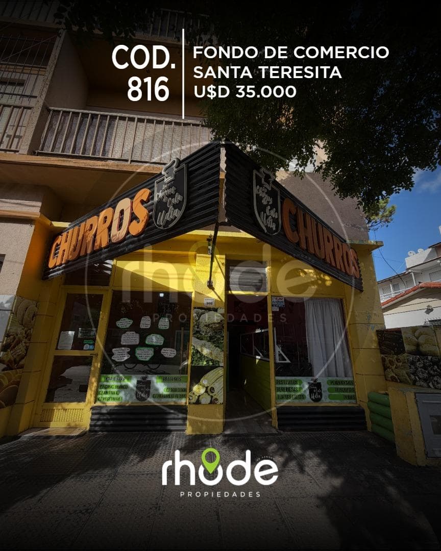 Calle 3 y 36 - Fondo de comercio en Santa Teresita - 1